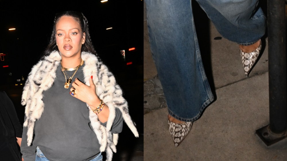 Rihanna is seen on Monday in Los Angeles, California.