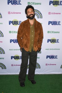 Morgan Spector at Free Shakespeare in the Park's "Twelfth Night" held at The Delacorte Theater on August 21, 2025 in New York, New York.