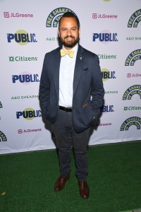 José M. Serrano at Free Shakespeare in the Park's "Twelfth Night" held at The Delacorte Theater on August 21, 2025 in New York, New York.