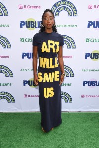 Chinna Palmer at Free Shakespeare in the Park's "Twelfth Night" held at The Delacorte Theater on August 21, 2025 in New York, New York.