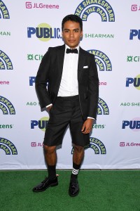 Nicky Campbell at Free Shakespeare in the Park's "Twelfth Night" held at The Delacorte Theater on August 21, 2025 in New York, New York.
