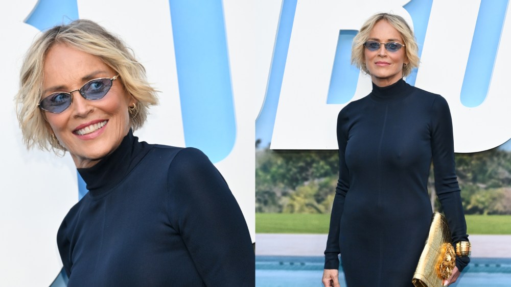 Sharon Stone at Universal Pictures' Nobody 2 Los Angeles Premiere held at the TCL Chinese Theatre on August 11, 2025 in Los Angeles, California.