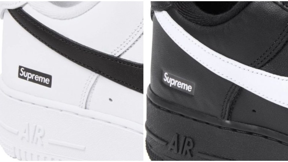 Supreme x Nike Air Force 1 sneakers