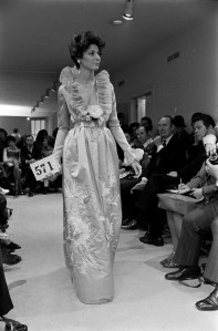Oscar De La Renta Collection Spring 1973 Ready to Wear Collection Runway and Attendees