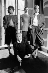 Designer Giorgio Armani poses for a portrait