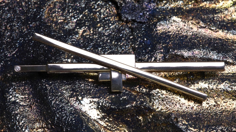 The brooch designed by Repossi in collaboration with Sterling Ruby