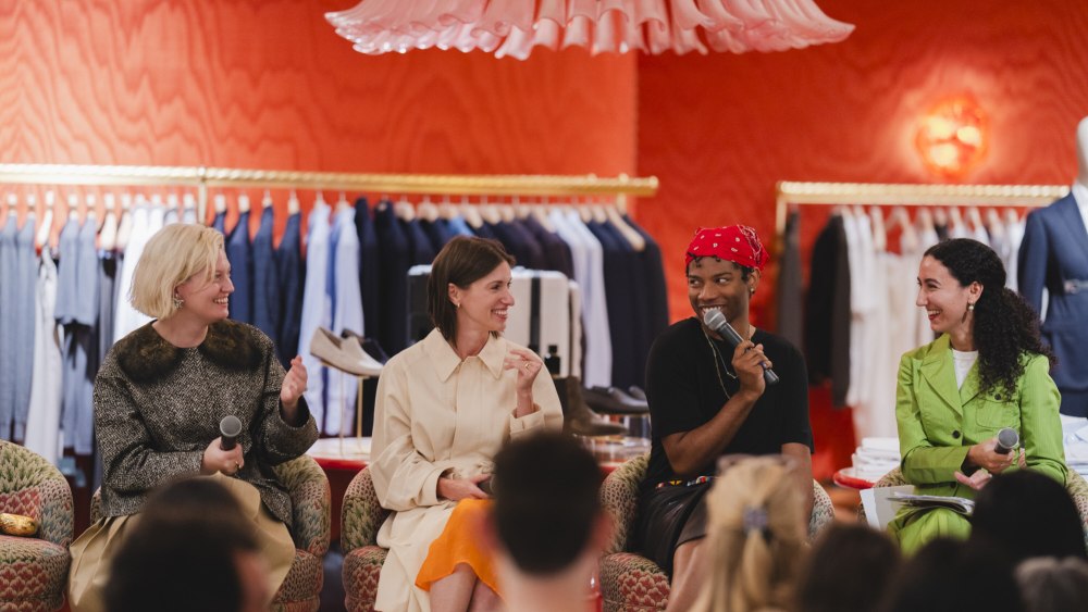 Rachel Tashjian, Laura Reilly, Jalil Johnson and Emilia Petrarca