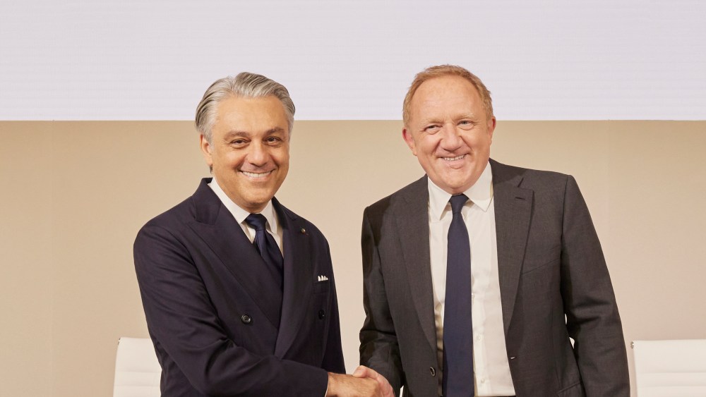 Luca de Meo and François-Henri Pinault