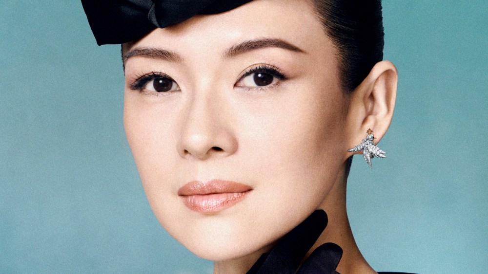 Zhang Ziyi in the Tiffany & Co. Bird on the Rock campaign