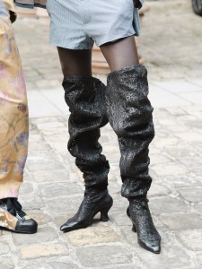Backstage at Vivienne Westwood spring 2026 ready-to-wear show at Paris Fashion Week.