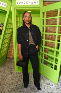 LONDON, ENGLAND - SEPTEMBER 04:  attends the Longchamp FW25 'London Calling' Event on September 04, 2025 in London, England. (Photo by Dave Benett/Getty Images for Longchamp)