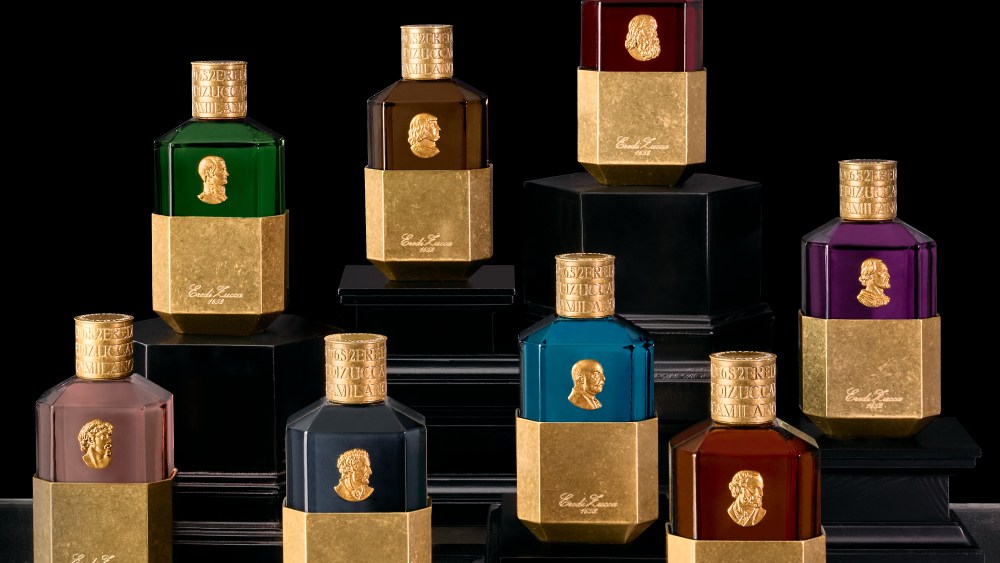 Eredi Zucca's fragrance collection.
