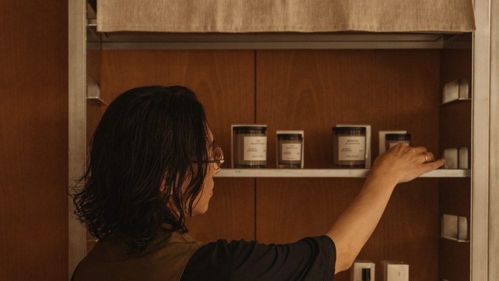 Inside Frama's 172-square-foot space in Shibuya's Parco.