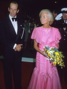 The Duke and Duchess of Kent during "The Bounty" - London Premiere at Leicester Square in London, Great Britain. (Photo by Tom Wargacki/WireImage)