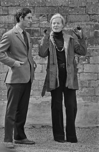 Prince Charles and Katharine, Duchess of Kent, UK, 1st May 1974.  (Photo by Evening Standard/Hulton Archive/Getty Images)