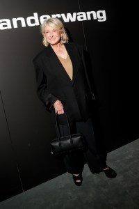 Martha Stewart at the Alexander Wang fashion show