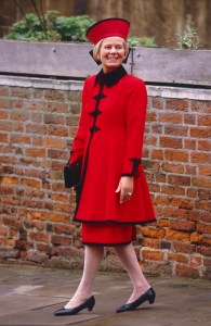 WINDSOR,  UNITED KINGDOM - DECEMBER 25,   The Duchess of Kent, attends The Christmas Day Service, at St Georges Chapel, Windsor Castle,  on December 25,  1987, in Windsor, United Kingdom . (Photo by Julian Parker/UK Press via Getty Images)
