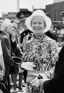 Katharine, Duchess of Kent at an Army Catering Corps  Church Parade in Aldershot, UK, 13th June 1971.  (Photo by M. Stroud/Daily Express/Getty Images)