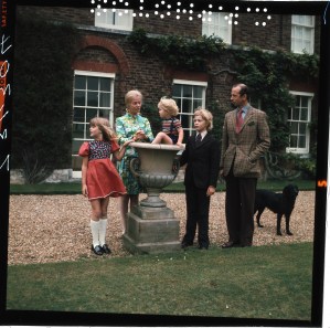 (Original Caption) Edward and Katharine, Duke and Duchess of Kent, with their children George, Earl of St. Andrews; Lady Helen Windsor; and Lord Nicholas Windsor. (Photo by © Hulton-Deutsch Collection/CORBIS/Corbis via Getty Images)