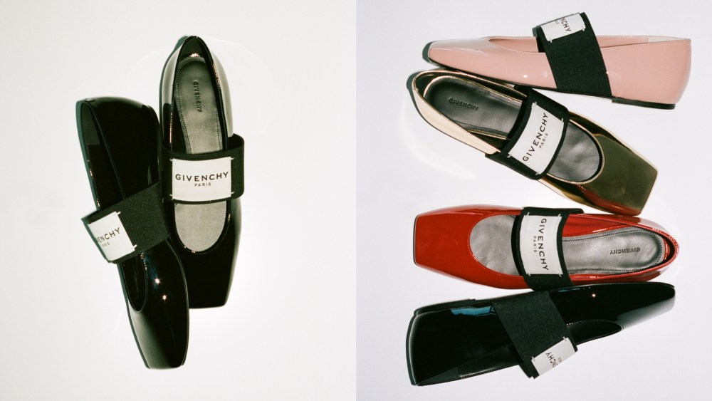Givenchy Sliced Square ballerina.