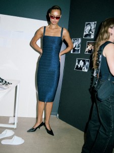 Herve Léger Spring 2026 ready-to-wear collection at New York Fashion Week.