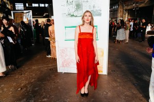 Lily Rabe at the Coach Spring 2026 Ready-to-Wear show