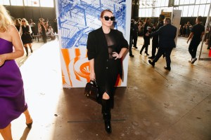 Samantha Barry at the Coach Spring 2026 Ready-to-Wear show