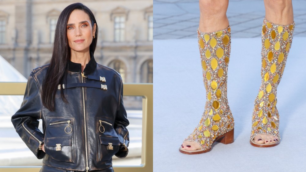 Jennifer Connelly attends the Louis Vuitton spring 2026 show as part of Paris Fashion Week on Sept. 30, 2025 in Paris, France.