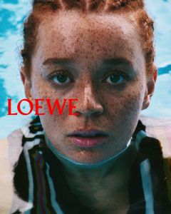 Erin Kellyman in the Loewe teaser campaign.