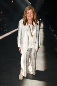 Fern Mallis at the LaQuan spring 2026 ready-to-wear show at New York Fashion Week.