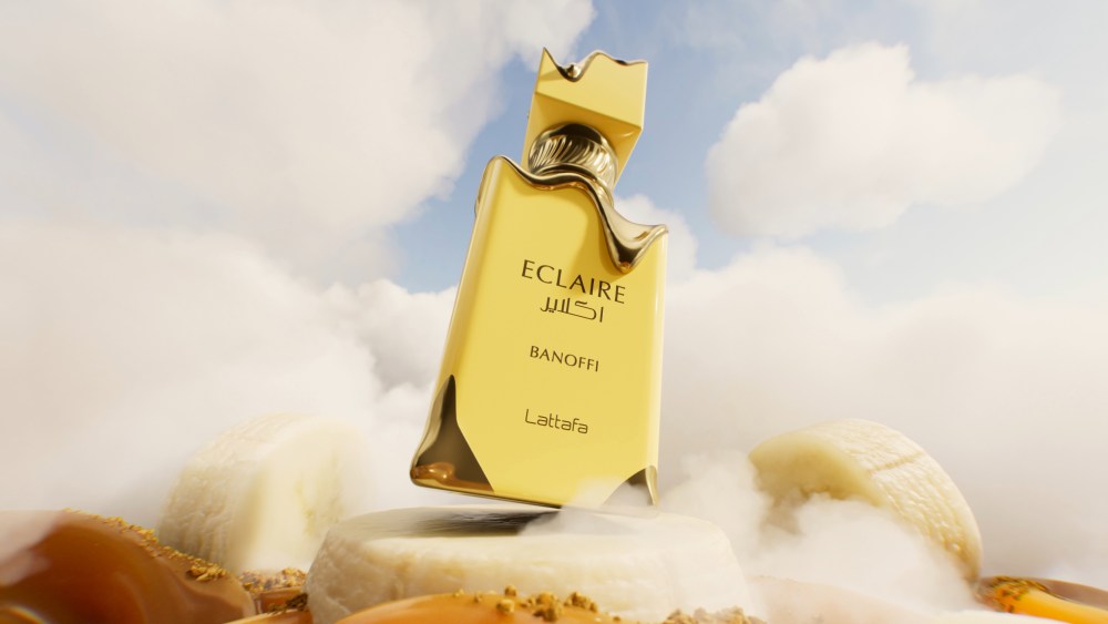 UAE-based Lattafa's banana cream and vanilla-infused Eclaire Banoffi eau de parfum.