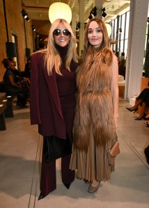 Jane Krakowski and Chloe Fineman at the Michael Kors Spring 2026 Ready-to-Wear show