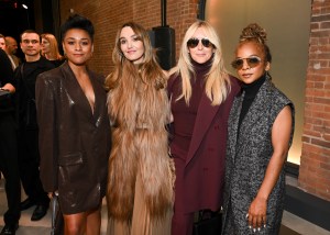 Ariana DeBose, Chloe Fineman, Jane Krakowski and Kara Young at the Michael Kors Spring 2026 Ready-to-Wear show