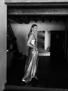 A look at Michelle Monaghan getting ready for the 2025 Emmy Awards.