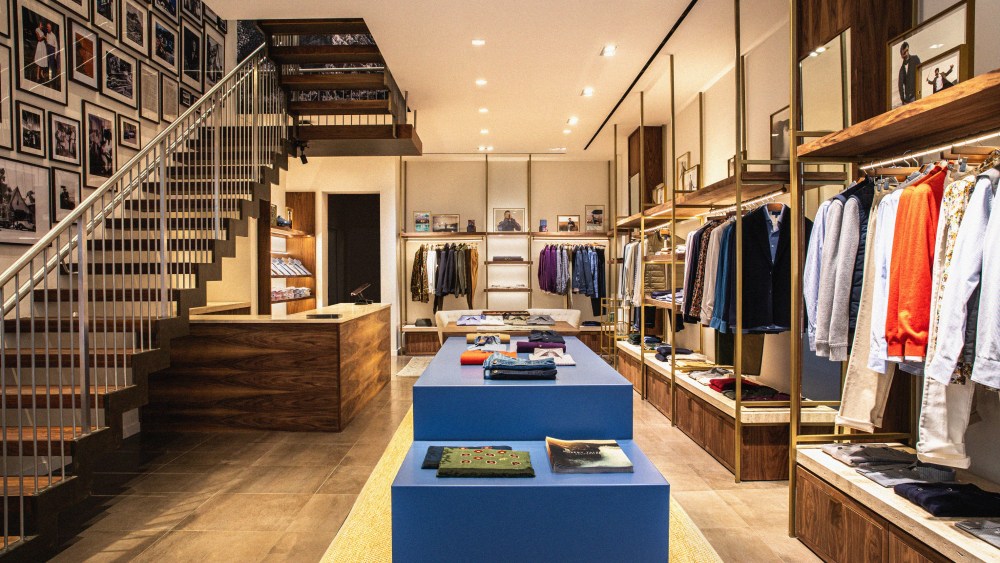 Inside the new Robert Talbott store on Madison Avenue.