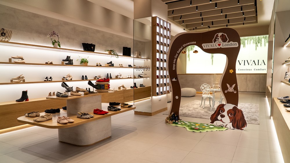 Vivaia, London, store, retail, Westfield London, shoes, footwear, shoe store