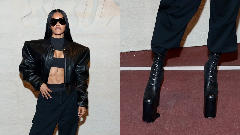 Teyana Taylor's Marc Jacobs Kiki Boots Take Her to New Heights at NikeSkims Launch Event