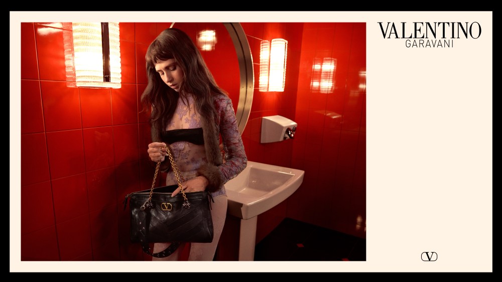 Clairo fronting the Valentino fall 2025 campaign