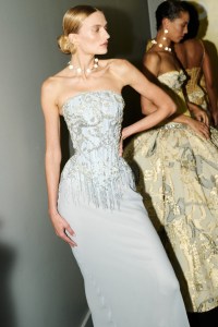 Backstage at the Wiederhoeft spring 2026 ready-to-wear show at New York Fashion Week.