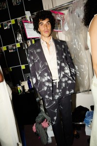 Backstage at the Wiederhoeft spring 2026 ready-to-wear show at New York Fashion Week.