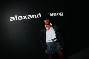 June Ambrose at the Alexander Wang Spring 2026 Ready-to-Wear show