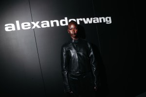 Aweng Ade-Chuol at the Alexander Wang Spring 2026 Ready-to-Wear show