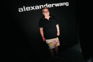 Mickey Boardman at the Alexander Wang Spring 2026 Ready-to-Wear show