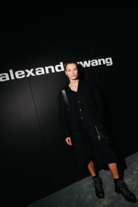 Chiara Hovland at the Alexander Wang Spring 2026 Ready-to-Wear show