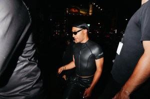 Brandon Blackwood at the Alexander Wang Spring 2026 Ready-to-Wear show