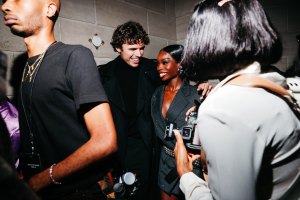 Nic Vansteenberghe, Olandria Carthen at Alexander Wang Encore Afterparty