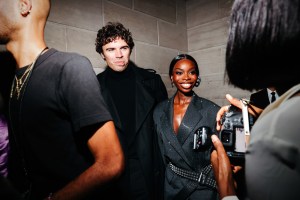 Nic Vansteenberghe, Olandria Carthen at Alexander Wang Encore Afterparty