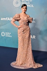 Sofia Carson at amfAR Venezia 2025 at The Arsenale on August 31, 2025 in Venice, Italy.
