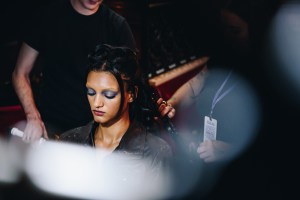 Backstage at Anna Sui Spring 2026 Ready-to-Wear Collection