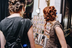 Backstage at Anna Sui Spring 2026 Ready-to-Wear Collection